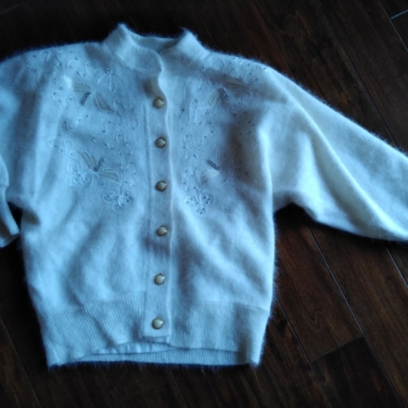 NWT Vintage Creatore Angora/lambs wool Sweater M - Picture 10 of 10